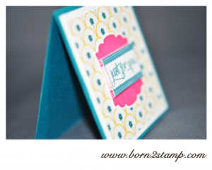 Stampin' UP! DSP Gartenparty Label love