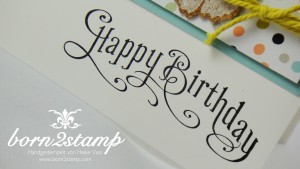 STAMPIN' UP! Karte mit SAB Sweet Sorbets und Perfectly Penned