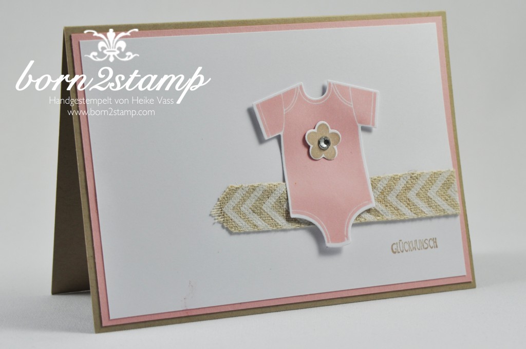 STAMPIN' UP! Babykarte Something for Baby Alles fürs Baby Der Wald ruft