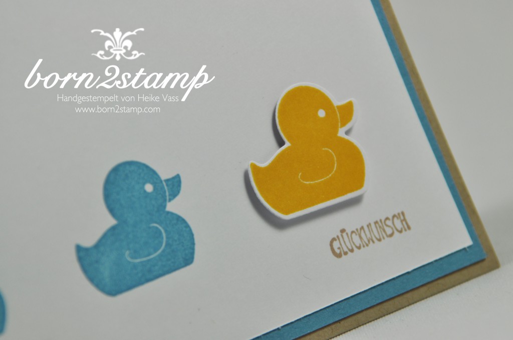 STAMPIN' UP! Babykarte Something for Baby Alles fürs Baby Der Wald ruft