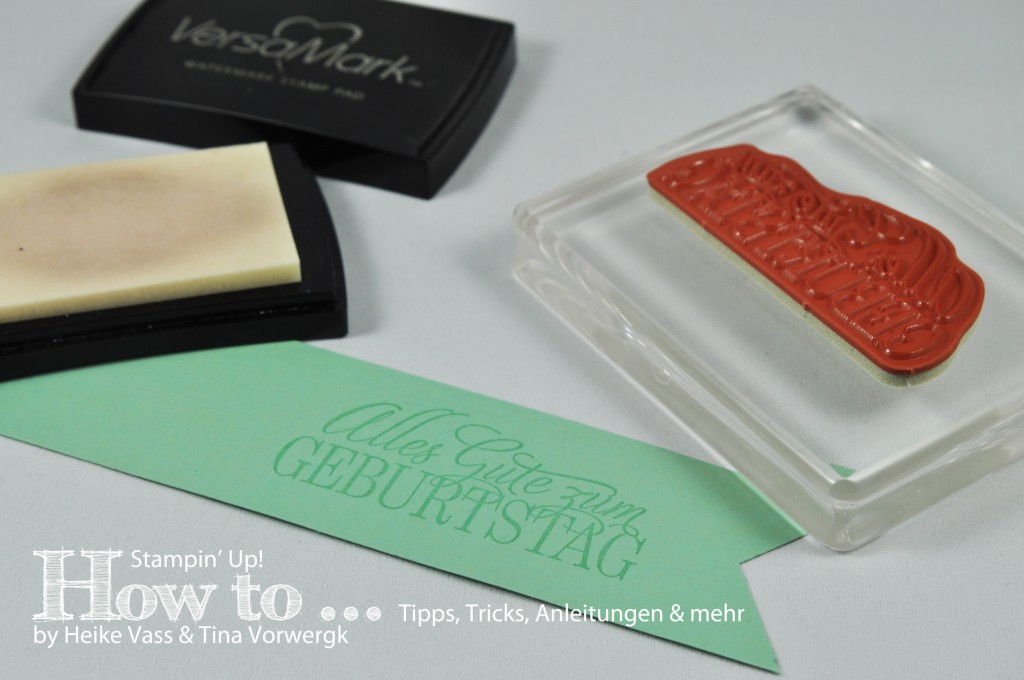How to... Embossing
