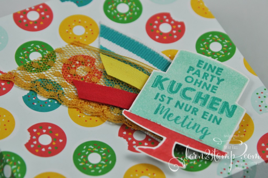 born2stamp STAMPIN' UP! Diamantbox - DSP im Block bunte Party - Party-Gruesse