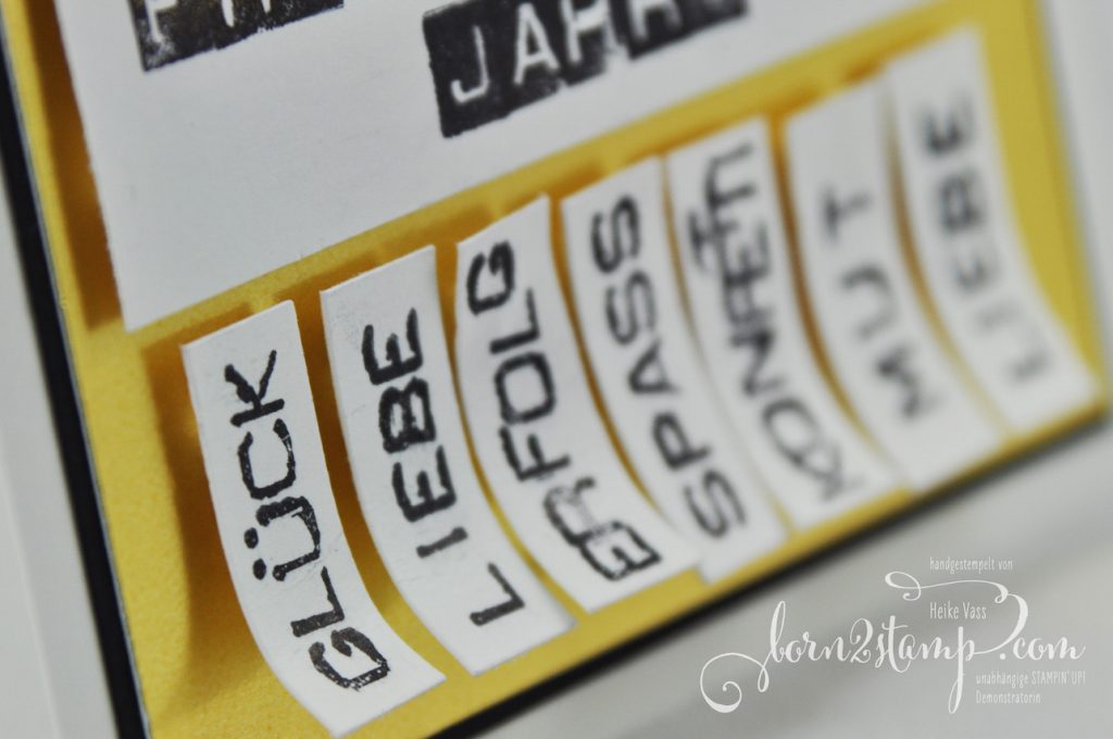 born2stamp STAMPIN' UP! INKSPIRE_me - Silvester Special - Labeler Alphabet - So viele Jahre