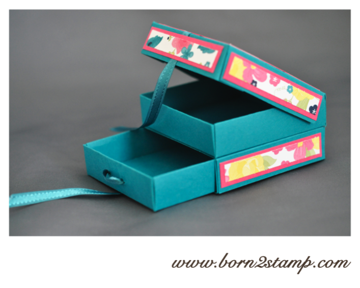 Stampin‘ UP! Box mit DSP Gartenparty