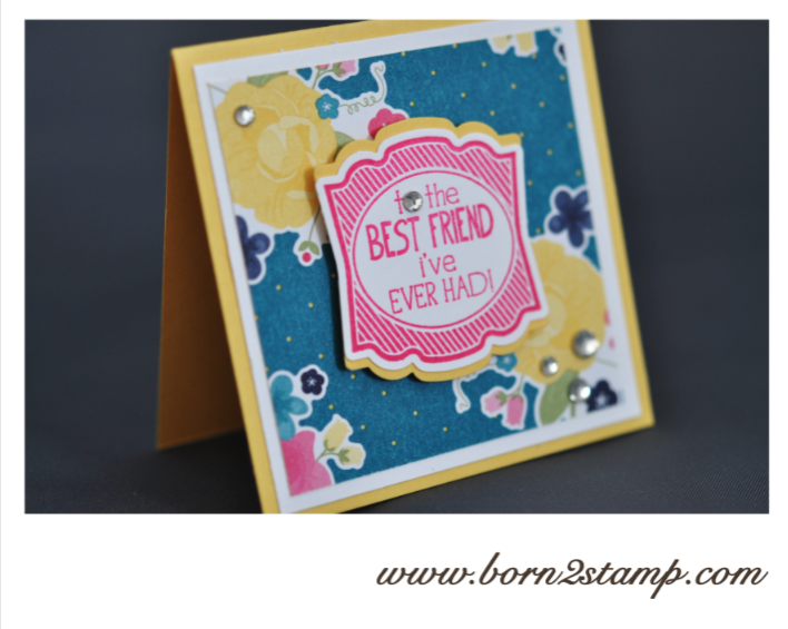 Stampin‘ UP! DSP Gartenparty Label love