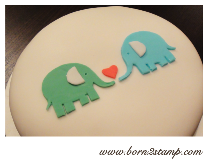 Elefantenparty Geburtstagstorte