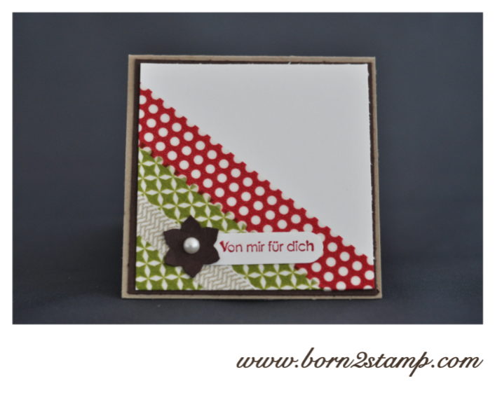 Stampin‘ UP! Minikärtchen mit Washi Tape Stilmix und Kleine Wünsche