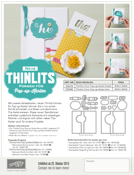 Stampin‘ UP Thinlits