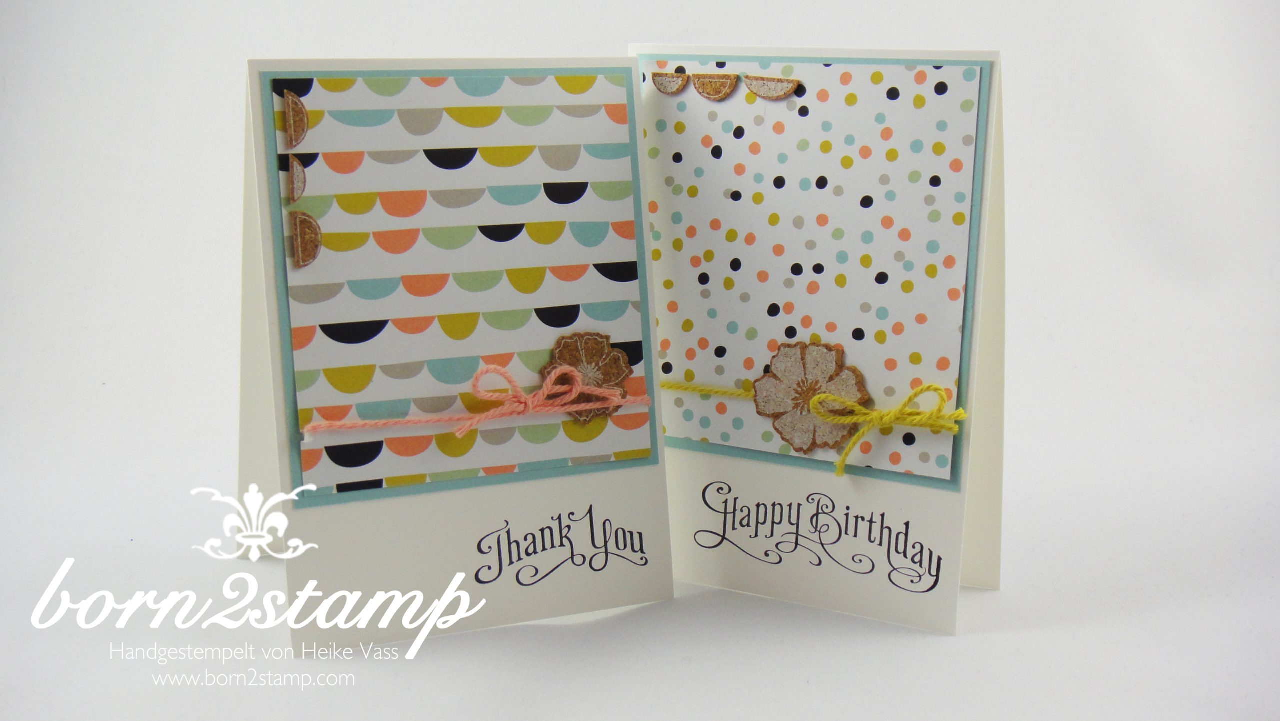 STAMPIN‘ UP! Karte mit SAB Sweet Sorbets und Perfectly Penned
