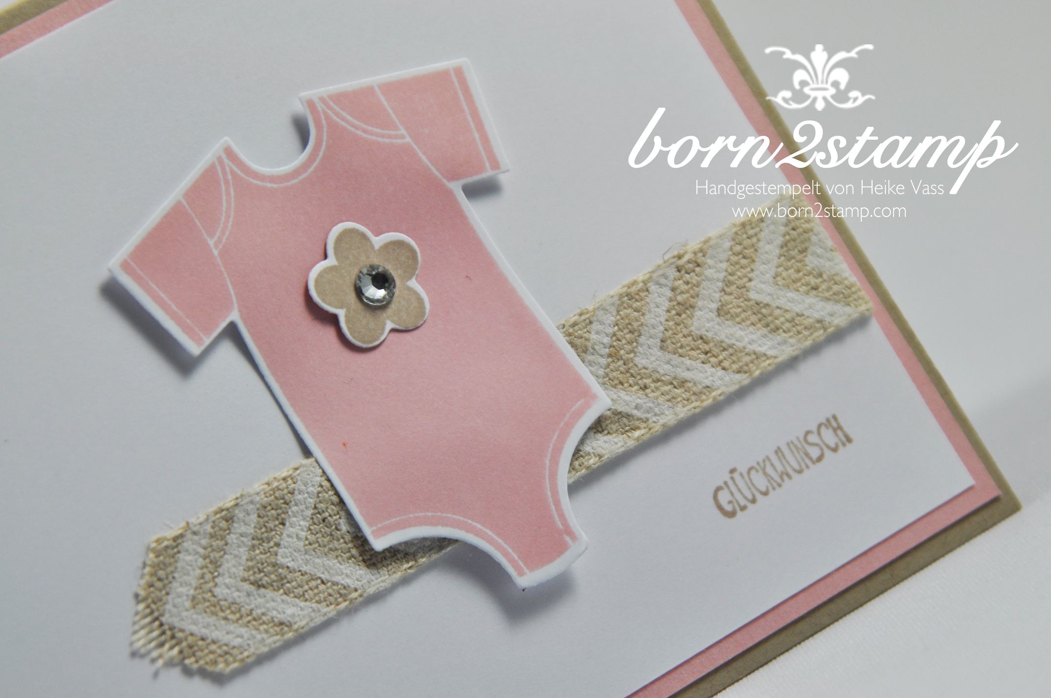 STAMPIN‘ UP! Babykarte Something for Baby Alles fürs Baby Der Wald ruft