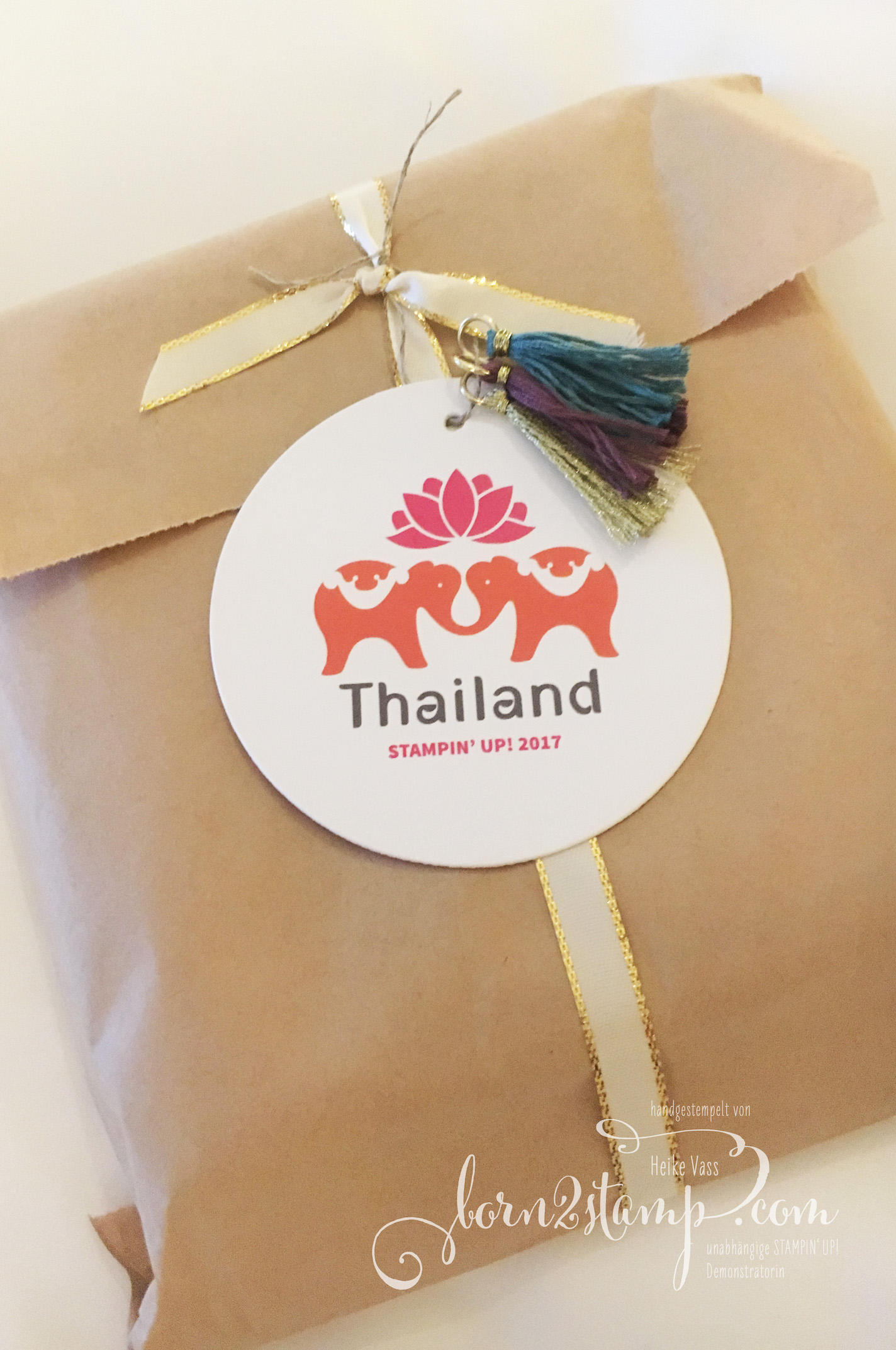 STAMPIN‘ UP! born2stamp Prämienreise Thailand – Pillow gift 2