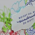 born2stamp Stempelnd durchs Jahr STAMPIN UP Dankeskarte - Per herzenspost - Alles Glück - Stanzformen Naturinspiriert